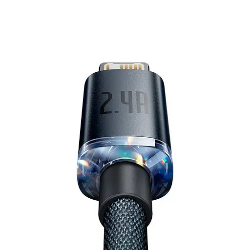 Кабель Baseus Lightning Crystal Shine Series 2 м 2.4A (CAJY000101) - фото 2