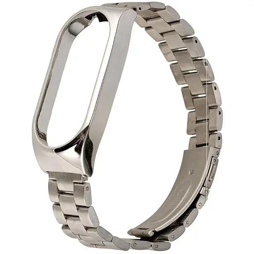 Ремешок Steel Strap Mi Band 8 Серебристый - фото 1