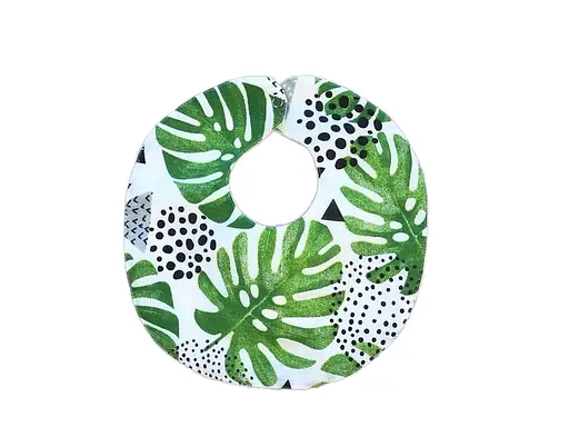 Непромокаемый слюнявчик Moontime "Папоротник" - фото 1