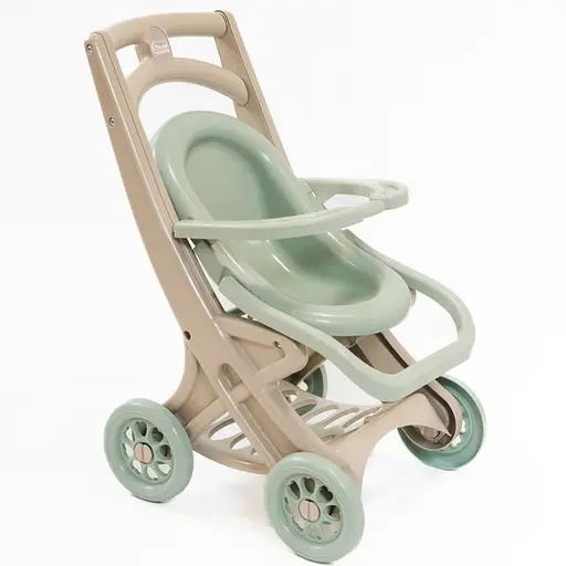 Коляска для ляльок з шезлонгом 0122/01eco бірюзовий - фото 4