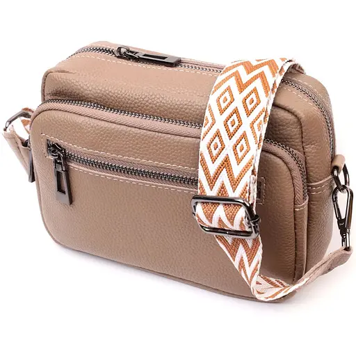 Кожаная женская сумка Vintage 21х14х8 см sum0026586 - фото 1