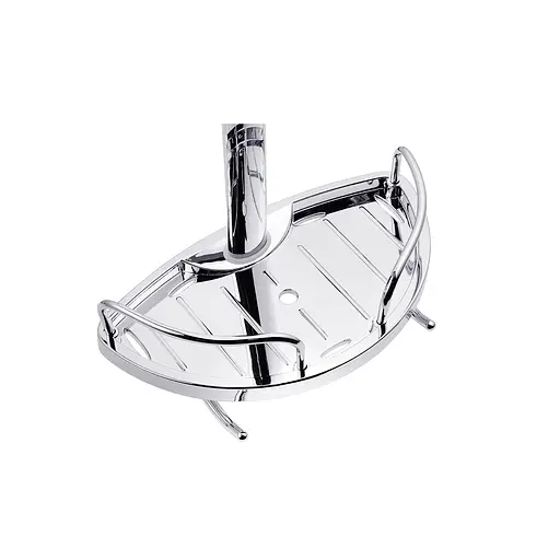 Штанга для душа Kroner KRM-C750 с полкой CV022941 Хром - фото 4