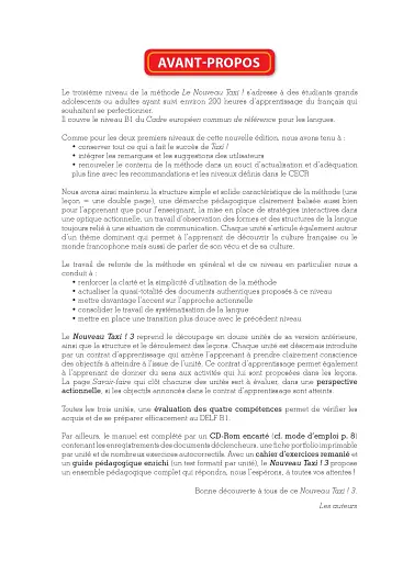 Le Nouveau Taxi. Niveau 3. Livre de l'élève B1 + CD-ROM - фото 5