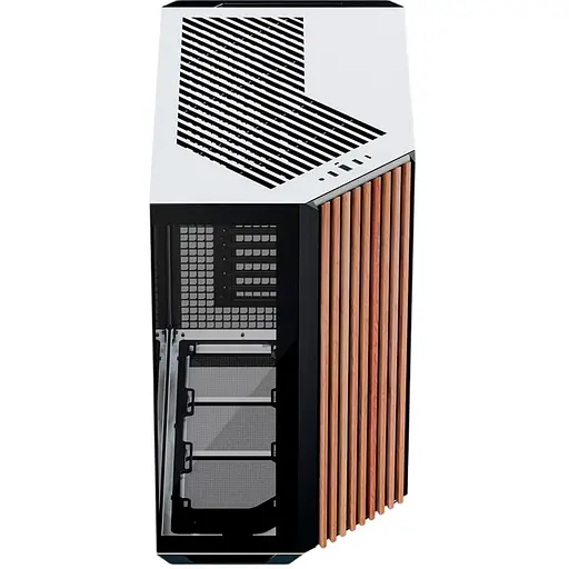 Корпус APNX V1-W из закаленного стекла без блока питания, черный/белый/под дерево (APCM-VI01103.M1) - фото 9