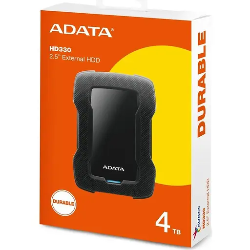 Внешний жесткий диск Adata Technology HD330 DashDrive Durable 4TB USB 3.1 2.5 черный - фото 6