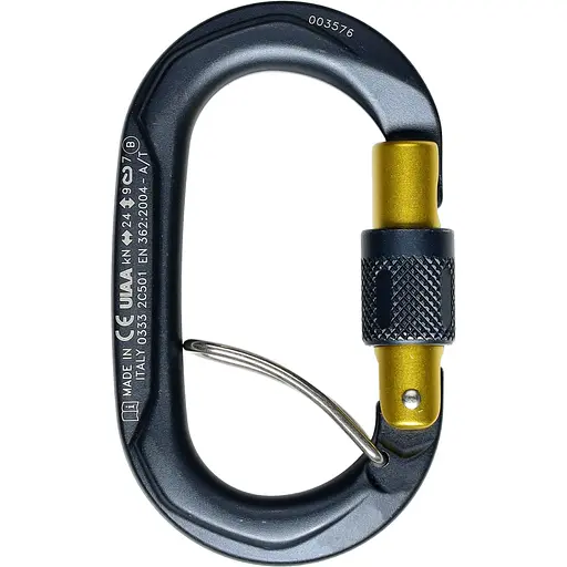 Карабін Climbing Technology Oval OVX SGL Grey/Yellow (1053-2C5010LSHCCTSTD)