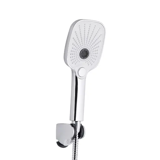 Смеситель для ванны Qtap Gemini (c душевым гарнитуром) QTGEM259CRW45683 Chrome/White Белый - фото 4