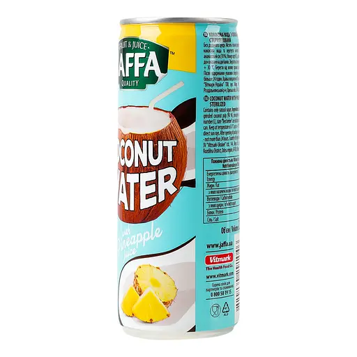Кокосовая вода с соком ананаса Jaffa 250 мл - фото 2