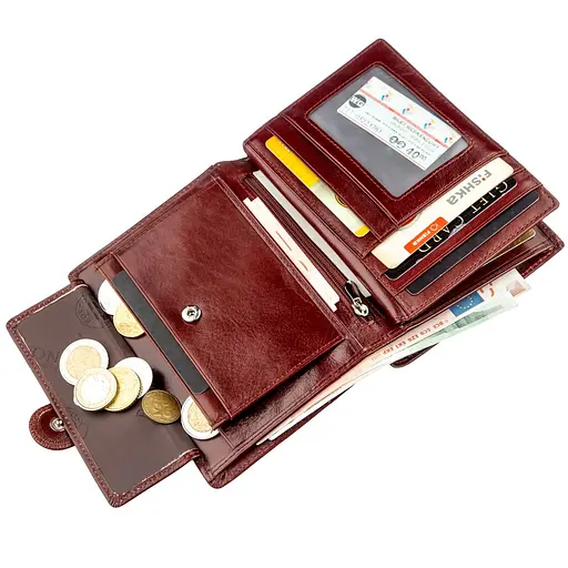 Чоловічий шкіряний гаманець Boston 12х15 см acs0014976 - фото 5