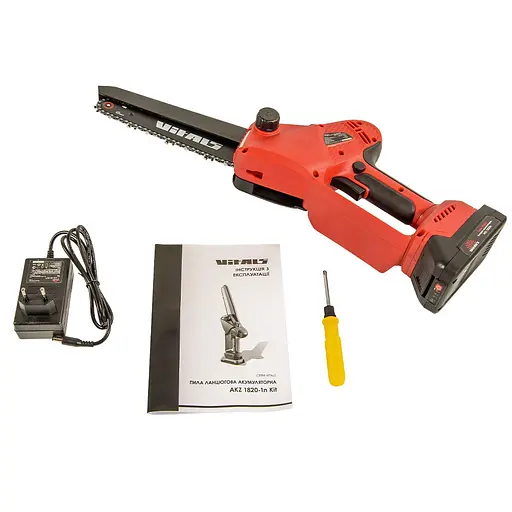 Пила цепная аккумуляторная Vitals AKZ 1820-1n Kit (223816) - фото 10