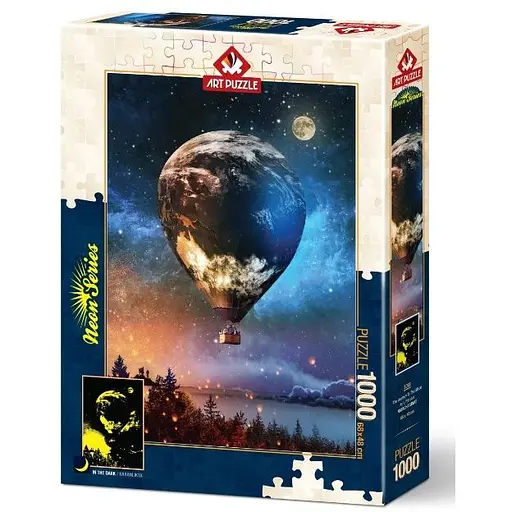 Пазл Art Puzzle Неоновая серия: Путешествие на Луну 1000 эл. (5013)