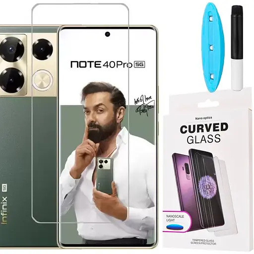 Захисне скло DK для Infinix Note 40 Pro/Note 40 Pro+ UV Curved 018110 clear
