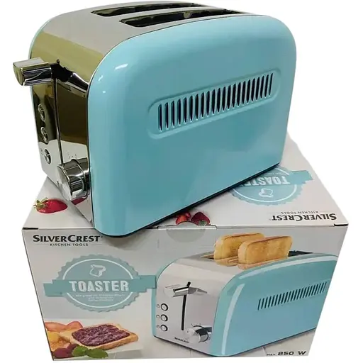 Тостер Silver Crest STS 850C1 850W Turquoise + 7 режимов обжаривания - фото 2