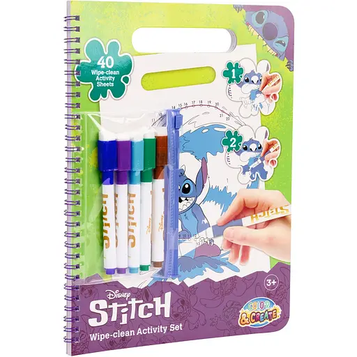 Розмальовка Disney Stitch Актівіті з маркерами, що стираються (ST252410) - фото 2
