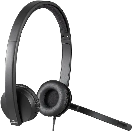 Черные наушники Logitech H570e Teams Version Black (981-001430)