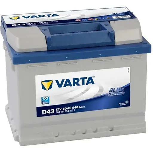 Акумулятор автомобільний Varta 60Ач Blue Dynamic D43 (560127054)