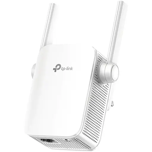 Точка доступу-підсилювач TP-Link RE205 White AC750 2.4GHz до 300 Мбіт/с/5GHz до 433 Мбіт/с 1xLan кнопка WPS кнопка Reset