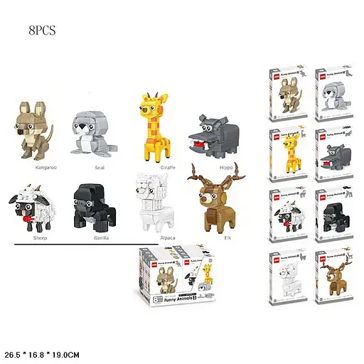 Игровой набор Конструктор Животные, (В ассортименте) - фото 2