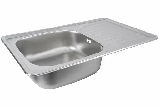 Кухонна мийка з нержавіючої сталі Platinum сатин 7850 (0,8/180 мм), R, Satin - фото 10