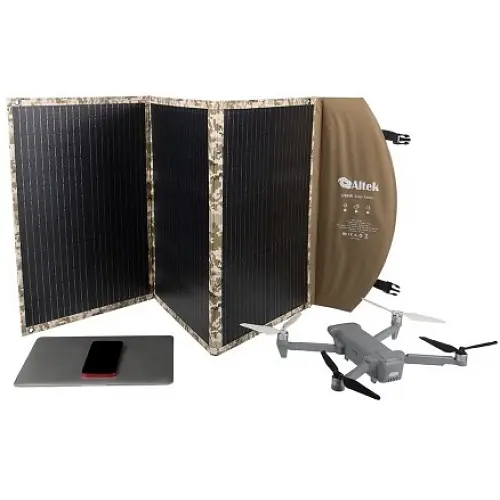 Зарядна станція Altek AL 600 PowerEdge 600W 537,6Wh + сонячна панель ALT-120 мілітарі - фото 10