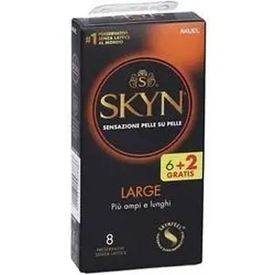 Презервативи безлатексні Skyn LARGE 8 шт