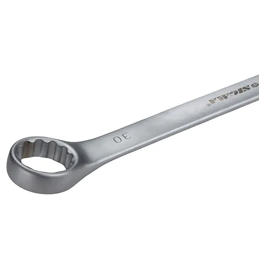 Ключи рожково-кидочные Sigma 12 шт 13-32 мм CrV satine (тк чехол) (6010211) - фото 2