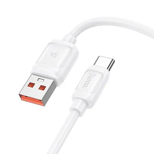 Кабель Hoco Type-C Surpass fast charging data cable X115 1 м 100W/5A - фото 2