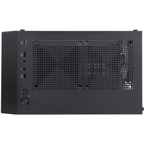 Корпус 1stPlayer BS-2-BK-3F1, Black, без БЖ, Mini Tower, Micro ATX / Mini ITX, 1xUSB 3.0 / 2xUSB 2.0, макс. CPU - 155 мм / VGA - 285 мм, 3x120 мм RGB, бічна панель із загартованого скла - фото 3
