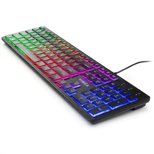 Клавіатура Vinga KB410 black - фото 3