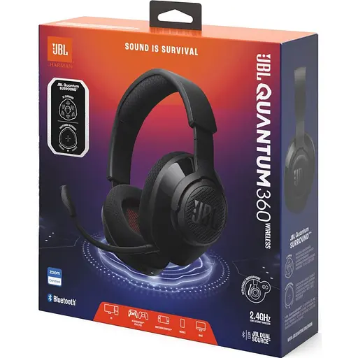 Ігрові навушники JBL Quantum 360 Black (JBLQTUM360BLK) [130739] - фото 6