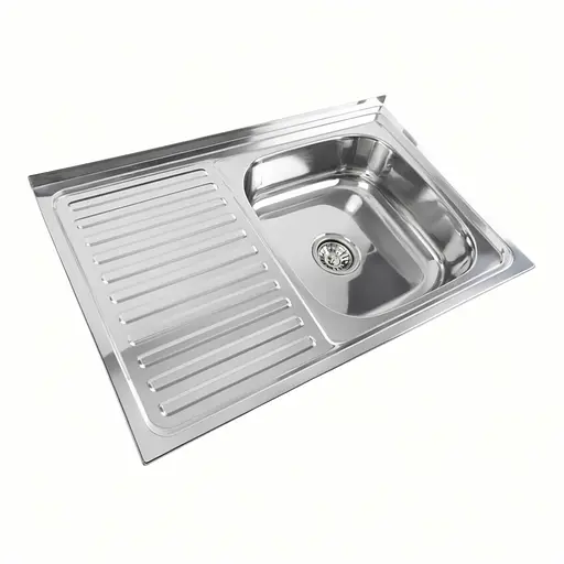 Кухонная мойка из нержавеющей стали Valeso полировка 8050 R (0,7/160 мм), Polish - фото 1