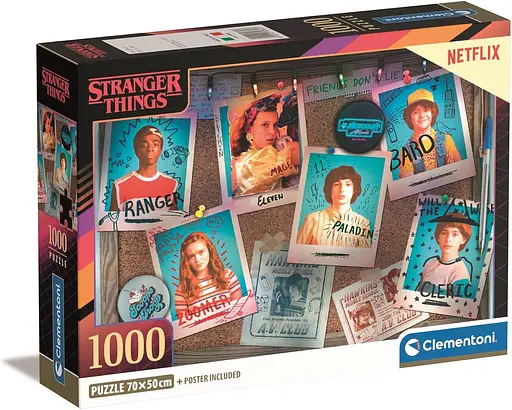 Пазл Дивні Дива (Stranger Things) - 1000 шт Clementoni 39860