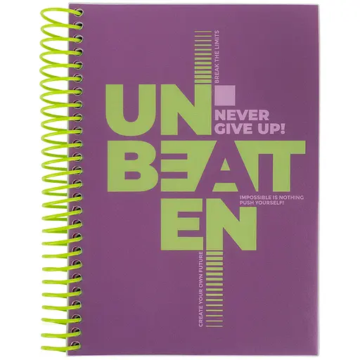 Блокнот Axent с разделителями А5 в клетку 120 листов пурпурный (8405-09-A) - фото 3