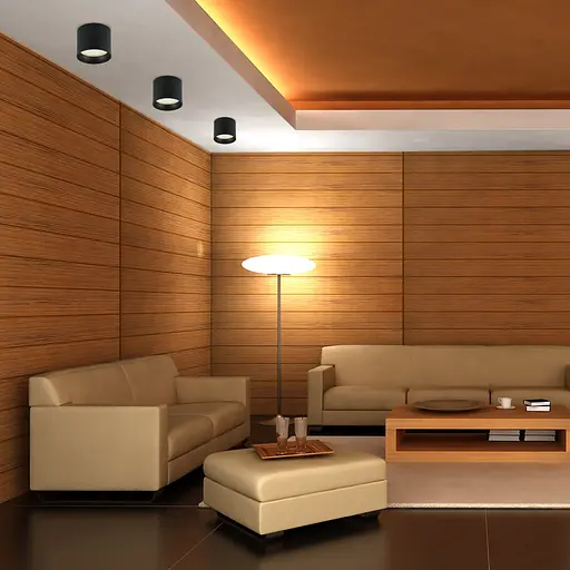 Накладний світильник Feron HL353 під лампу чорний - фото 3