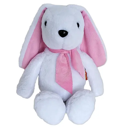 Іграшка м'яконабивна Зайченя МС 080501-09 білий 33 см - фото 2