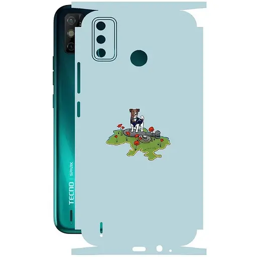 Защитная пленка StatusSKIN для Tecno Spark Go 2020 Корпус Винил Патрон 2 - фото 1