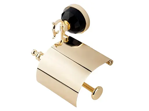 Тримач для туалетного паперу Kugu Diamond 1111G Золотий - фото 2