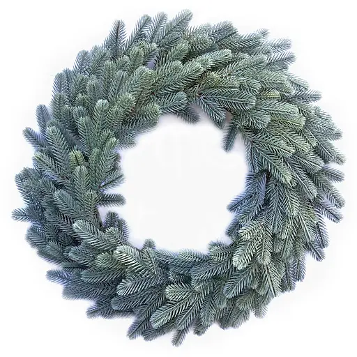 Вінок хвойний різдвяний Hvoya Traditional литий блакитний 50 см