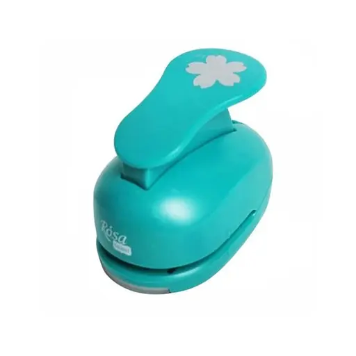 Фигурный дырокол для скрапбукинга "Цветок" Rosa 881537-E 3,8 см - фото 1