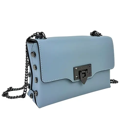Женская кожаная сумка с цепочкой Firenze Italy F-IT-9812BL