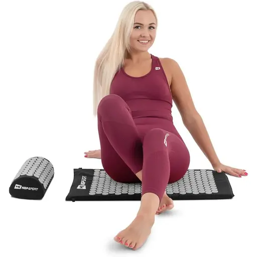 Подушка для акупунктуры Hop-Sport HS-C037AP (Аппликатор Кузнецова) черно-серая - фото 6