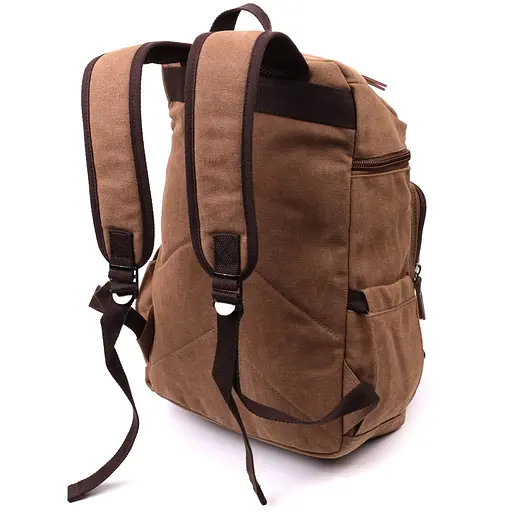Текстильный большой рюкзак с карманом для ноутбука Vintage 28х42х13 см sum0027391 - фото 2