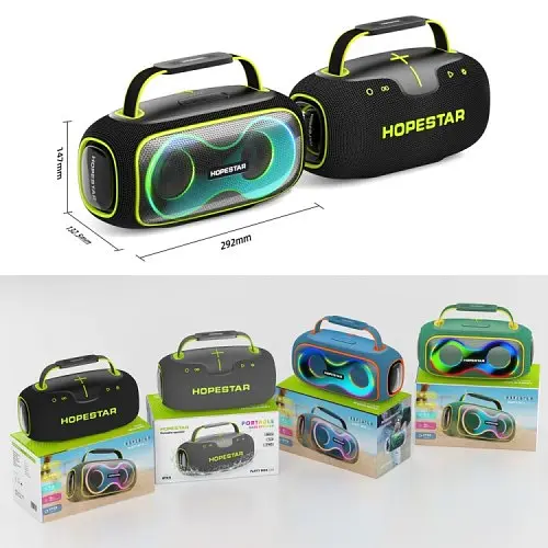 Колонка bluetooth Hopestar PARTYBOX 150 чорний - фото 2