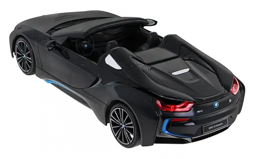 Машинка RASTAR BMW i8 Roadster на дистанційному керуванні + пульт 2,4 ГГц 1:12 чорний 95500 - фото 4