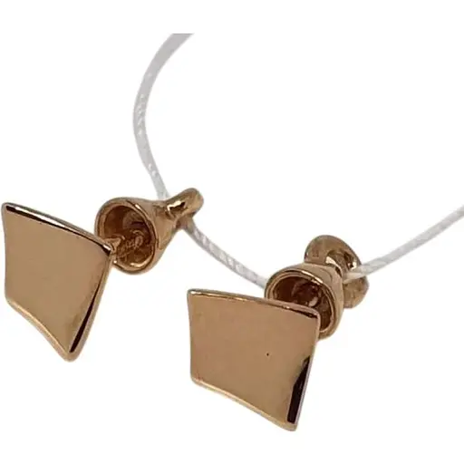 Золотые серьги-пуссеты Tango. 500049