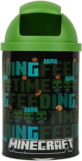 Настільний контейнер для сміття Yes Minecraft Time feeding металевий, 10х18 см (708568)