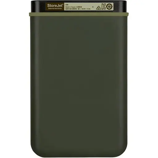 Зовнішній жорсткий диск Transcend StoreJet 25M3 1TB (TS1TSJ25M3G) Military Green [42306] - фото 4