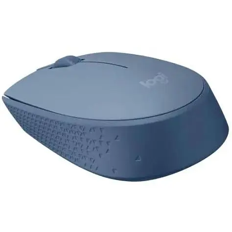 Мышь беспроводная Logitech M171, Blue/Grey, USB (2.4 GHz), 1000 dpi, 3 кнопки, 1xAA (910-006866) - фото 2
