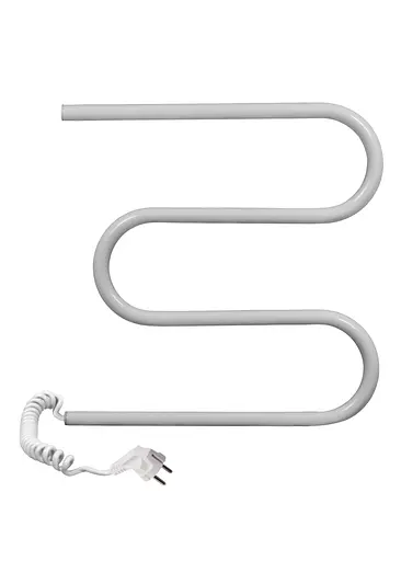Электрический полотенцесушитель Navin Змеевик 500x500 левый 12-000100-5050, Белый, Левое - фото 1
