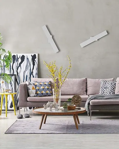 Бра, настінний світильник Goldlux 333841 Bernadetta LED 1x10W 4000K 1250Lm IP20 білий - фото 3